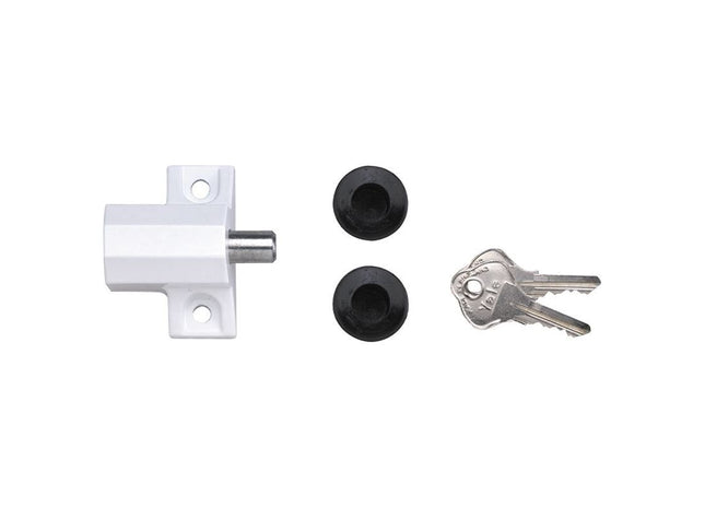 Yale Locks P114 Patio Door Lock White Finish Visi-pack Yale Locks - RockBottom Northampton