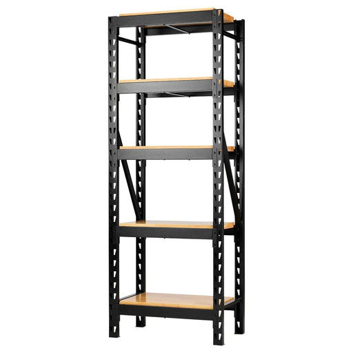 Bunker 22 Piece Modular 5 Tier Racking with Hardwood Shelving, 750mm Draper - Town Tools