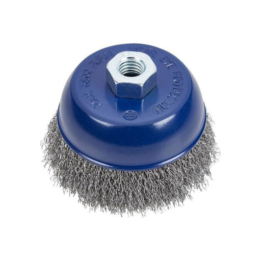 Bluespot Tools Steel Wire Cup Brush 100mm M14 X 2 BlueSpot Tools - RockBottom Northampton