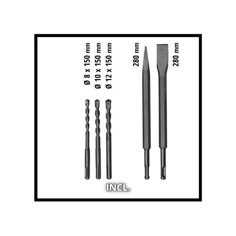 Einhell TE-RH 32 4F Kit Rotary Hammer 1250W 240V Einhell - RockBottom Northamptin