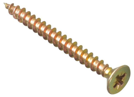 Forgefix Multi-Purpose Pozi Compatible Screw CSK ST ZYP 5.0 x 55mm Box 200 ForgeFix - RockBottom Northampton