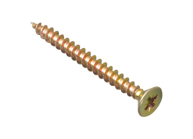 Forgefix Multi-Purpose Pozi Compatible Screw CSK ST ZYP 5.0 x 55mm Box 200 ForgeFix - RockBottom Northampton