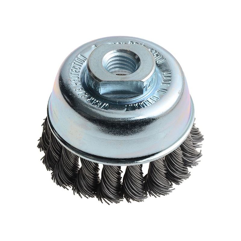 Lessmann Knot Cup Brush 65mm M14x2.0, 0.50 Steel Wire Lessmann - RockBottom Northampton