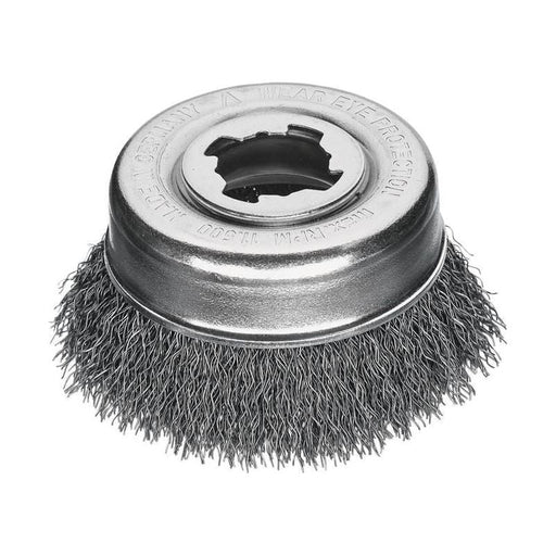 Lessmann X-Lock Crimped Cup Steel Brush 85mm Non Spark Lessmann - RockBottom Northampton