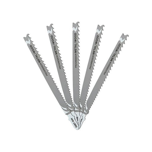 Dewalt Power Tools HCS Progressor Tooth Jigsaw Blades Pack of 5 T345XF DeWALT Power Tools - RockBottom Northampton