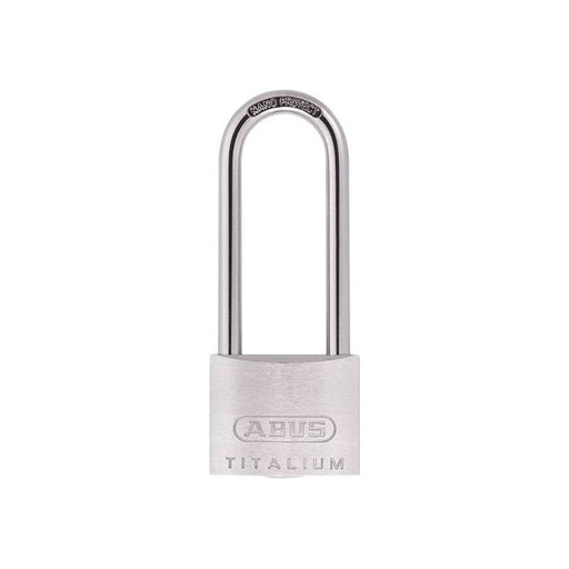 Abus Mechanical 80TI/40mm TITALIUM™ Padlock 63mm Long Shackle Carded ABUS Mechanical - RockBottom Northampton 