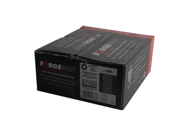 Forgefix ForgeFast Torx® Compatible Wood Screw Pack 1800 Piece ForgeFix - RockBottom Northampton