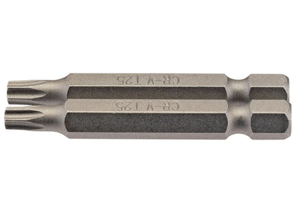 Draper TX-STAR Insert Bit, 1/4" Hex, 50mm Long, T25 (Pack of 2) Draper - Town Tools 