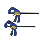 Irwin® Quick-Grip® Mini Bar Clamp Twin Pack 150mm (6in) IRWIN® Quick-Grip® - RockBottom Northampton