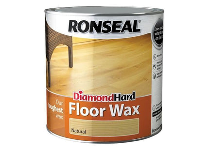 Ronseal Diamond Hard Floor Wax Natural 2.5 litre Ronseal - RockBottom Nothampton