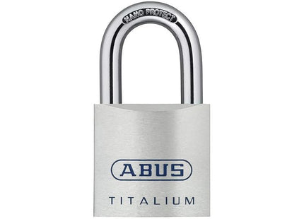 Abus Mechanical 80TI/45mm TITALIUM™ Padlock Carded ABUS Mechanical - RockBottom Northampton 
