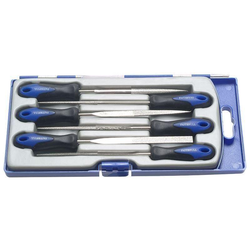 Faithfull Diamond Needle File Set 6 Piece Faithfull - RockBottom Northampton