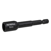Faithfull Magnetic Impact Nut Driver 8mm x 1/4in Hex Faithfull - RockBottom Northampton