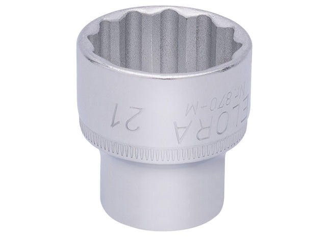 Draper Elora Bi-Hexagon Socket, 3/8" Sq. Dr., 21mm 25979 Draper - Town Tools 