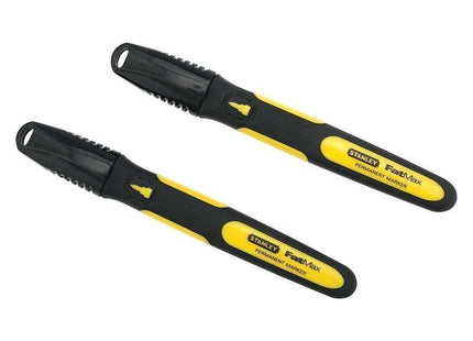 Stanley® Hand Tools Fine Tip Marker Black (Pack 2) STANLEY® Hand Tools - RockBottom Nothampton