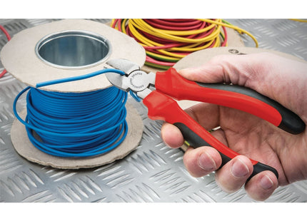 Draper Diagonal Side Cutter with Soft Grip Handles, 160mm 67988 Draper - Town Tools 