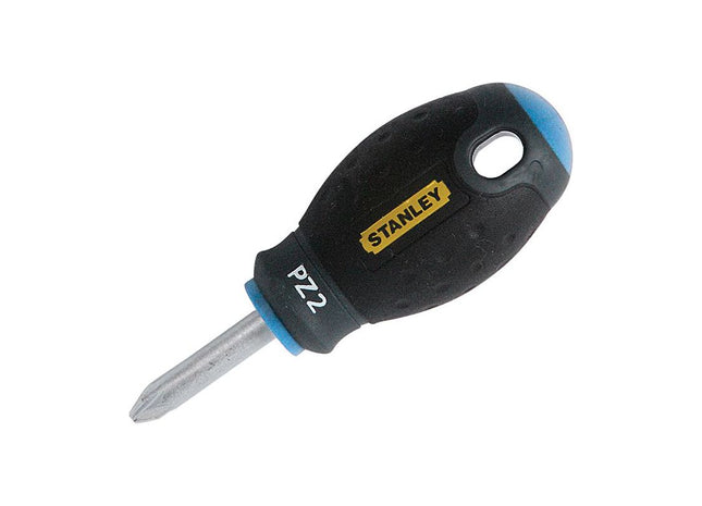 Stanley® Hand Tools FatMax® Stubby Screwdriver Pozidriv Tip PZ2 x 30mm STANLEY® Hand Tools - RockBottom Nothampton