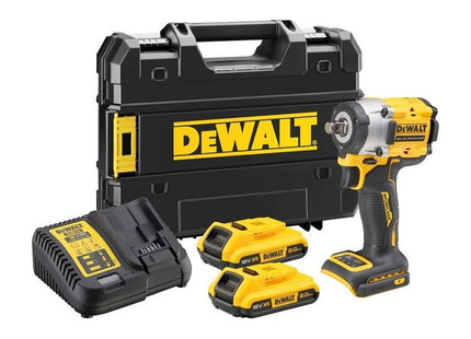 Dewalt Power Tools DCF921D2T XR BL 1/2in Impact Wrench 18V 2 x 2.0Ah Li-ion DeWALT Power Tools - RockBottom Northampton