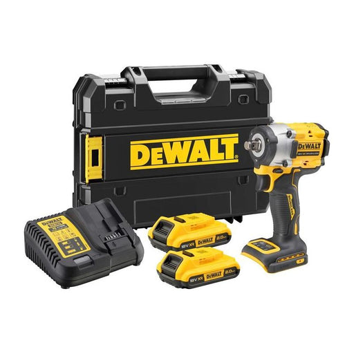 Dewalt Power Tools DCF921D2T XR BL 1/2in Impact Wrench 18V 2 x 2.0Ah Li-ion DeWALT Power Tools - RockBottom Northampton