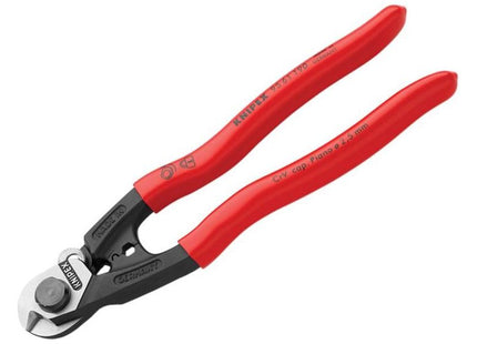 Knipex Wire Rope/Bowden Cable Cutter PVC Grip 190mm Knipex - RockBottom Northampton