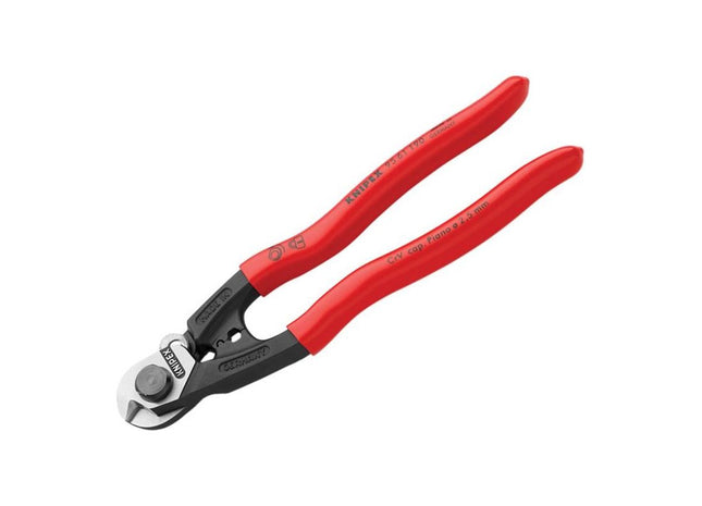 Knipex Wire Rope/Bowden Cable Cutter PVC Grip 190mm Knipex - RockBottom Northampton