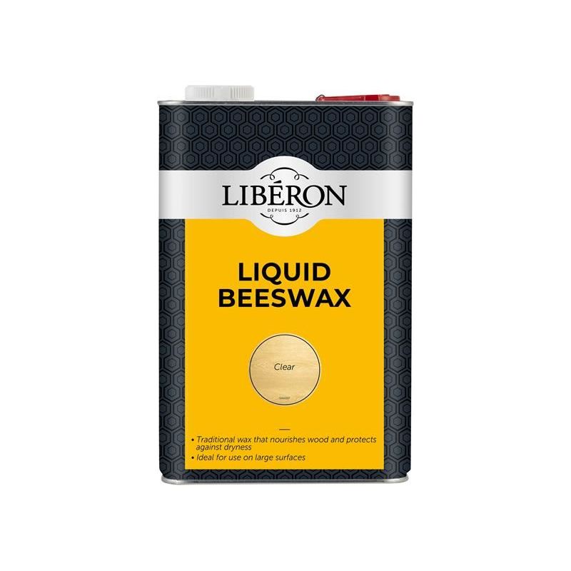 Liberon Liquid Beeswax Clear 5 litre Liberon - RockBottom Northampton