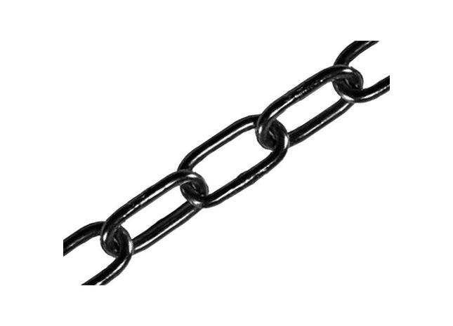 Faithfull Black Japanned Chain 3.0mm x 2.5m - Max. Load 80kg Faithfull - RockBottom Northampton