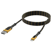 Dewalt Telecoms USB A to Lightning® Reinforced Charging Cable 1.8m (6ft) DEWALT Telecoms - RockBottom Northampton