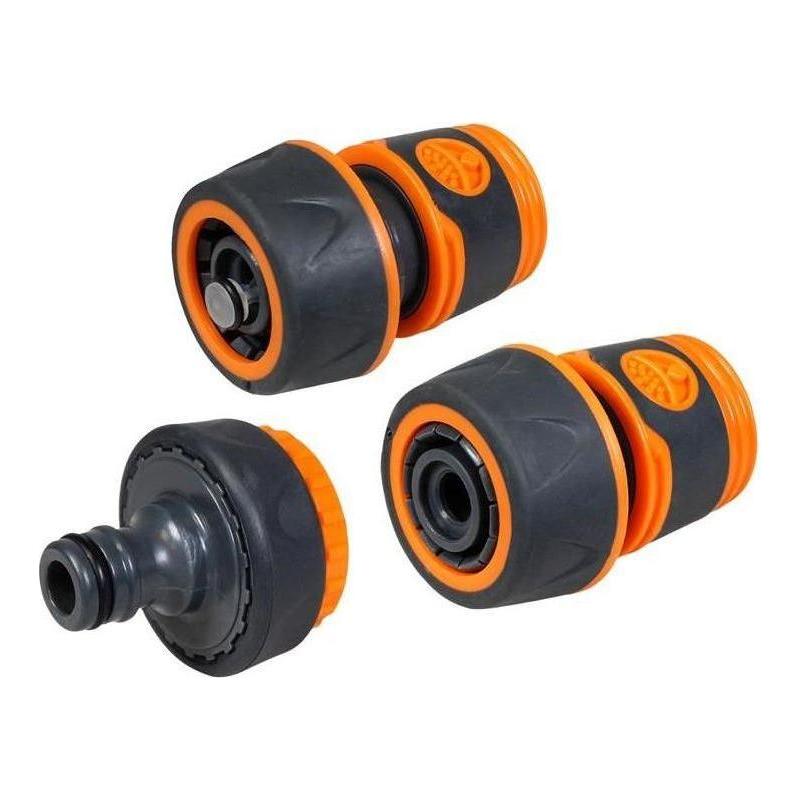 Faithfull 3/4in Plastic Hose Fittings Kit, 3 Piece Faithfull - RockBottom Northampton