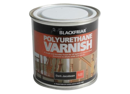 Blackfriar Polyurethane Varnish P85 Dark Jacobean Gloss 250ml Blackfriar - RockBottom Northampton