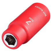 Draper XP1000 VDE Socket, 1/4" Sq. Dr., 7mm Draper - Town Tools