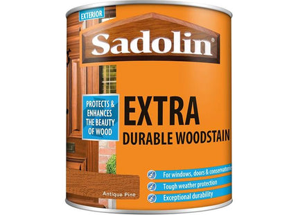 Sadolin Extra Durable Woodstain Antique Pine 1 litre Sadolin - RockBottom Nothampton