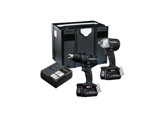 Panasonic EYC242LJ2G31 Twin Pack 18V 2 x 5.0Ah Li-ion Panasonic - RockBottom Nothampton