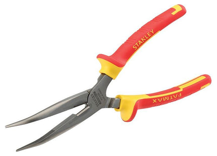 Stanley® Hand Tools FatMax® Bent Long Nose Pliers VDE 200mm STANLEY® Hand Tools - RockBottom Nothampton
