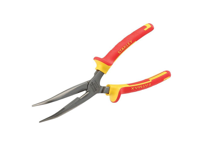 Stanley® Hand Tools FatMax® Bent Long Nose Pliers VDE 200mm STANLEY® Hand Tools - RockBottom Nothampton