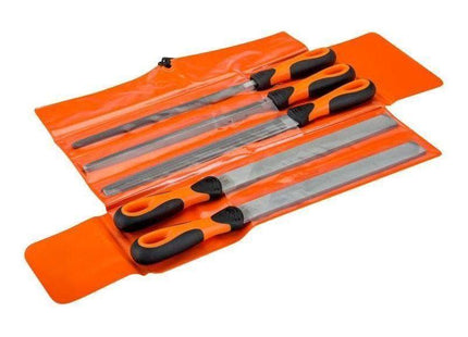 Bahco 250mm (10in) ERGO™ Engineering File Set, 5 Piece Bahco - RockBottom Northampton