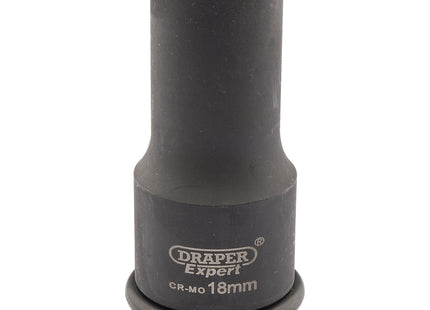 Draper Expert HI-TORQ 6 Point Deep Impact Socket, 3/4" Sq. Dr., 18mm Draper - Town Tools 