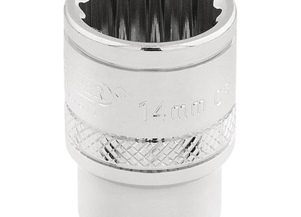 Draper HI-TORQ 12 Point Socket, 3/8" Sq. Dr., 14mm 32777 Draper - Town Tools 