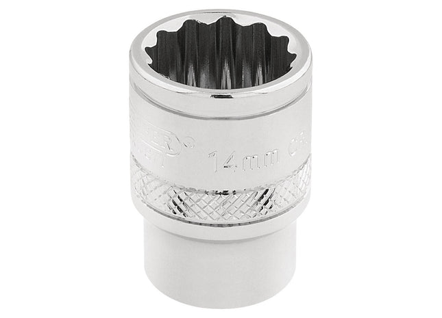 Draper HI-TORQ 12 Point Socket, 3/8" Sq. Dr., 14mm 32777 Draper - Town Tools 