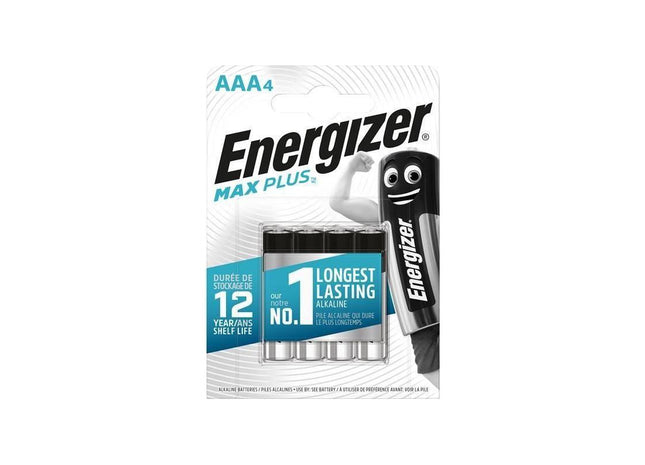Energizer® MAX PLUS™ AAA Alkaline Batteries (Pack 4) Energizer® - RockBottom Northamptin