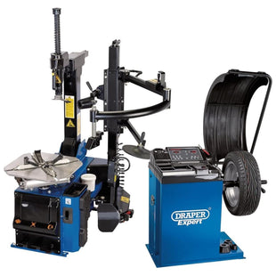 Draper Tyre Changer with Assist Arm and Wheel Balancer Kit 02152 Draper - Town Tools 