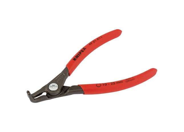 Draper Knipex 49 21 A11 90&deg; External Straight Tip Circlip Pliers, 10 - 25mm Draper - Town Tools 