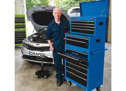 Draper Tool Chest, 8 Drawer, 26", Blue 14898 Draper - Town Tools 
