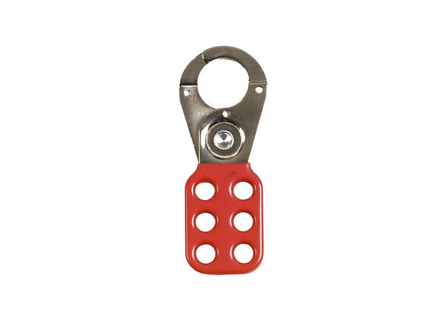 Abus Mechanical 701 Lockout Hasp 25mm (1in) Red ABUS Mechanical - RockBottom Northampton 