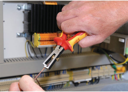 Draper Knipex 11 08 160UKSBE VDE Fully Insulated Wire Stripping Pliers, 160mm Draper - Town Tools 