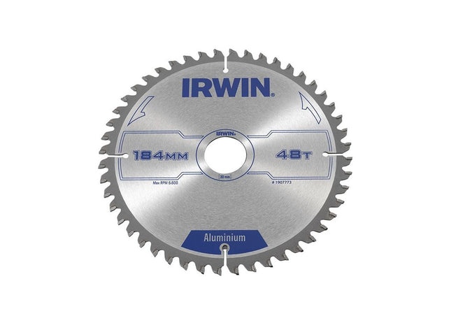 Irwin® Professional Aluminium Circular Saw Blade 184 x 30mm x 48T TCG IRWIN® - RockBottom Northampton