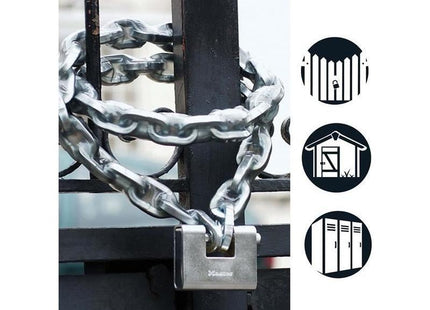 Master Lock Armoured 80mm Zinc Body Shutter Padlock Master Lock - RockBottom Northampton