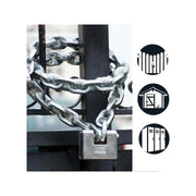 Master Lock Armoured 80mm Zinc Body Shutter Padlock Master Lock - RockBottom Northampton