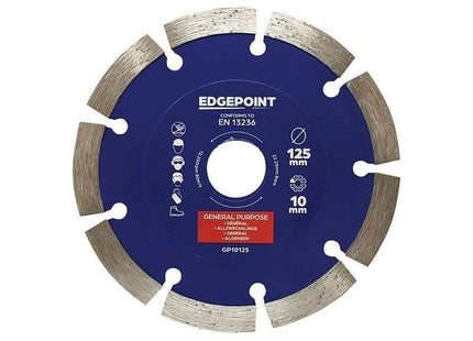 Edgepoint GP10125 General-Purpose Diamond Blade 125mm EdgePoint - RockBottom Northamptin