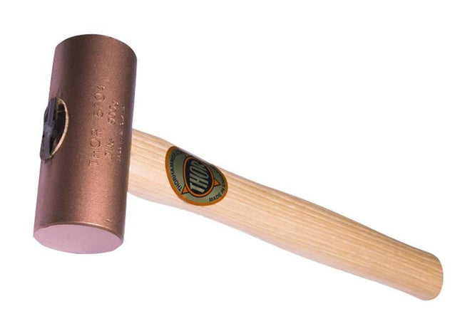 Thor Round Solid Copper Mallet 38mm 890g Thor - RockBottom Northampton